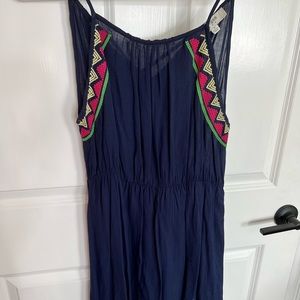 Navy Pattern Dress